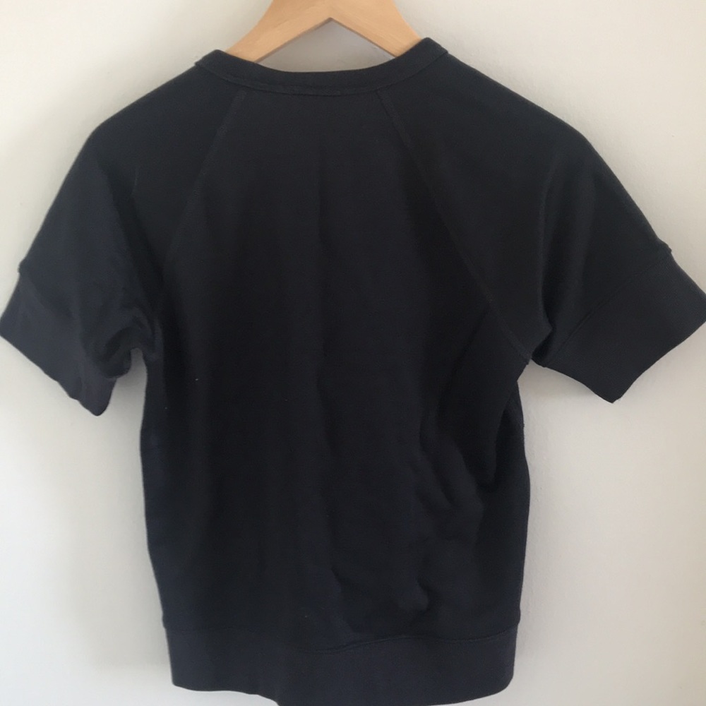 NWT James Perse raglan sweatshirt sz 1 dark navy - Picture 6 of 7
